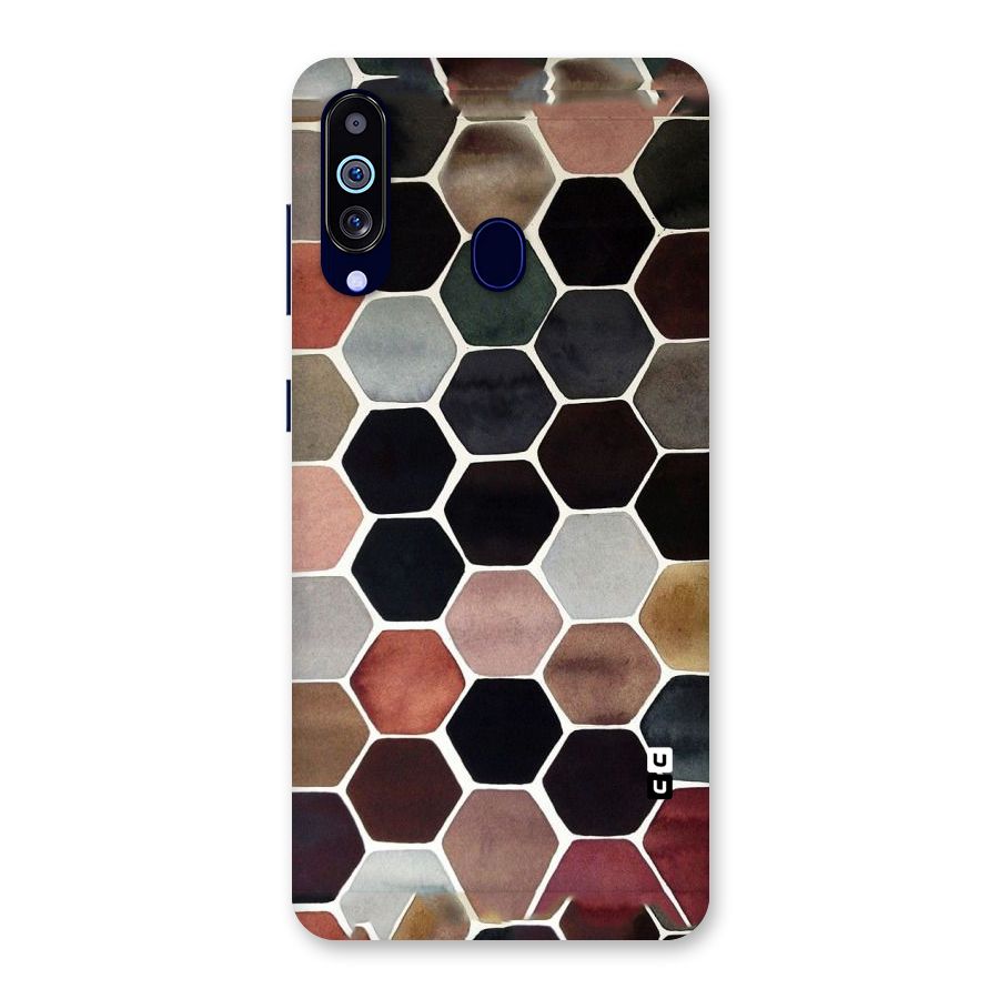 Elite Pastel Hexagons Back Case for Galaxy M40
