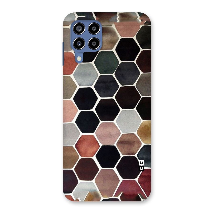 Elite Pastel Hexagons Back Case for Galaxy M53 5G