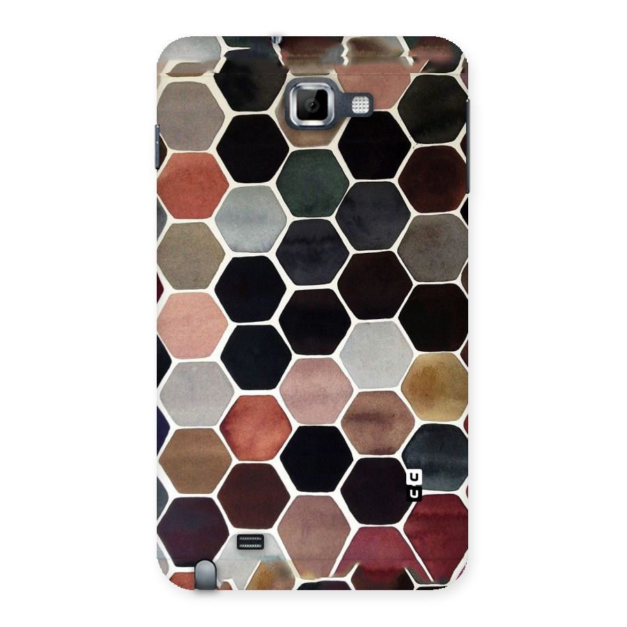 Elite Pastel Hexagons Back Case for Galaxy Note