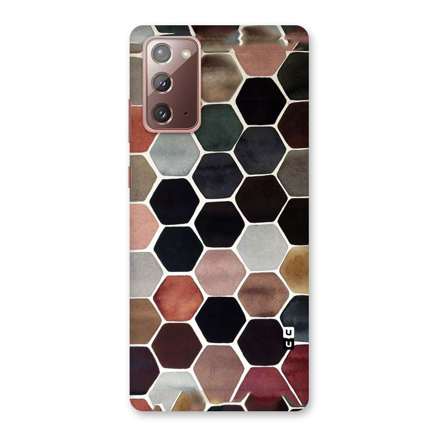 Elite Pastel Hexagons Back Case for Galaxy Note 20