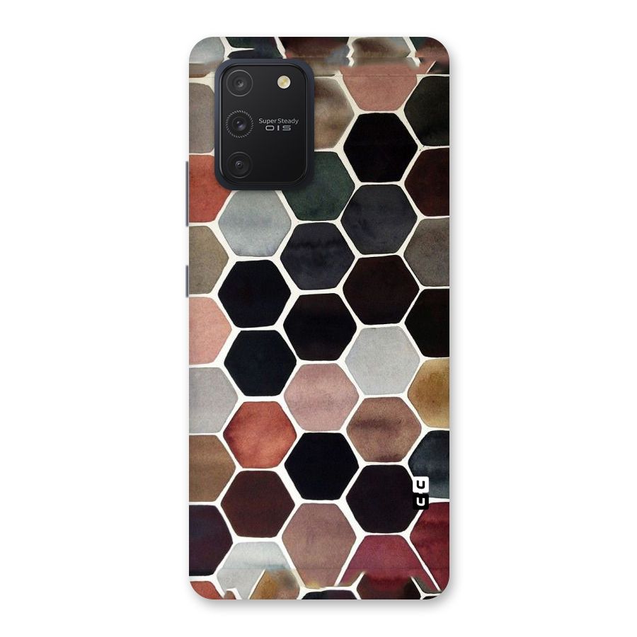 Elite Pastel Hexagons Back Case for Galaxy S10 Lite