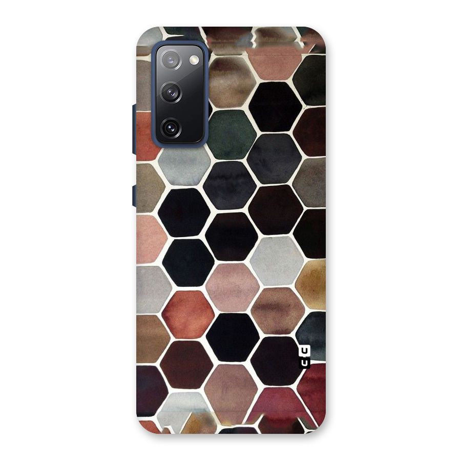 Elite Pastel Hexagons Back Case for Galaxy S20 FE