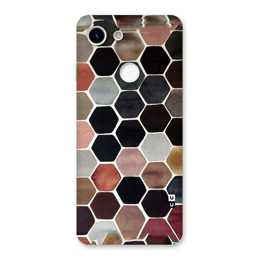 Elite Pastel Hexagons Back Case for Google Pixel 3