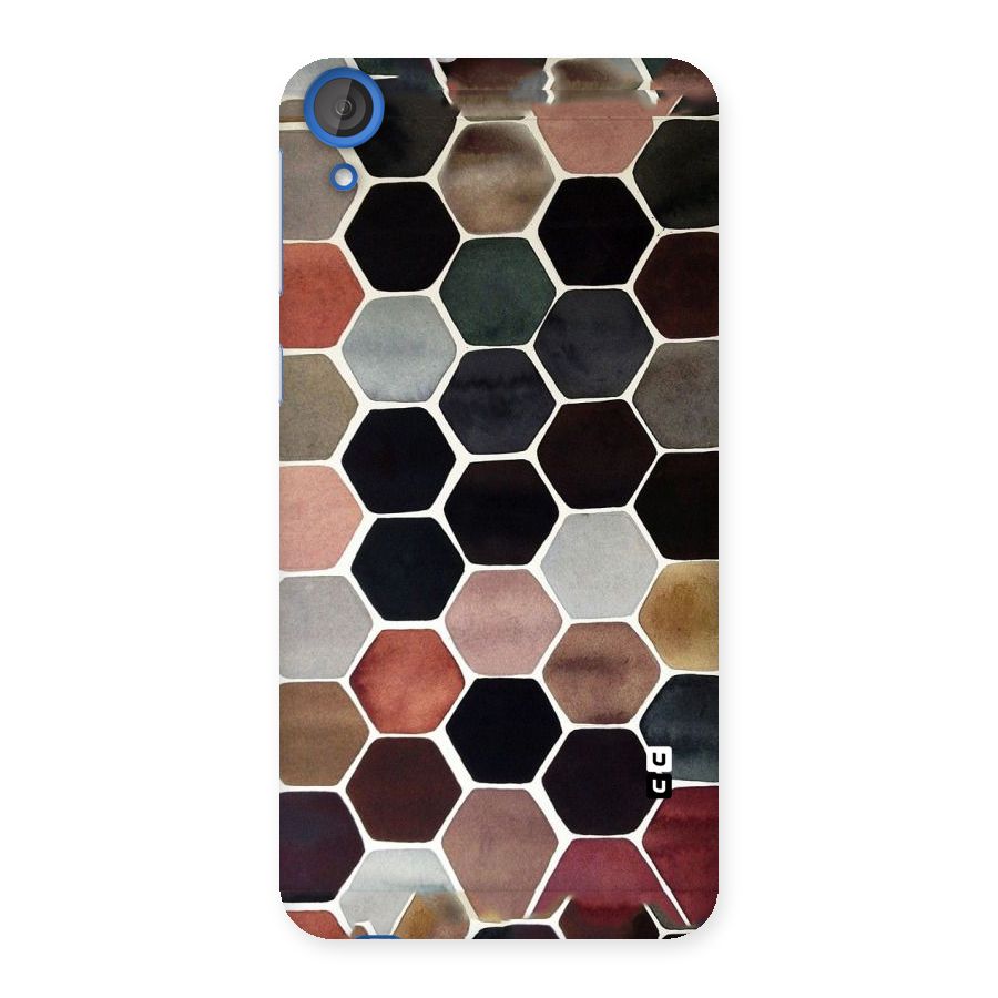 Elite Pastel Hexagons Back Case for HTC Desire 820