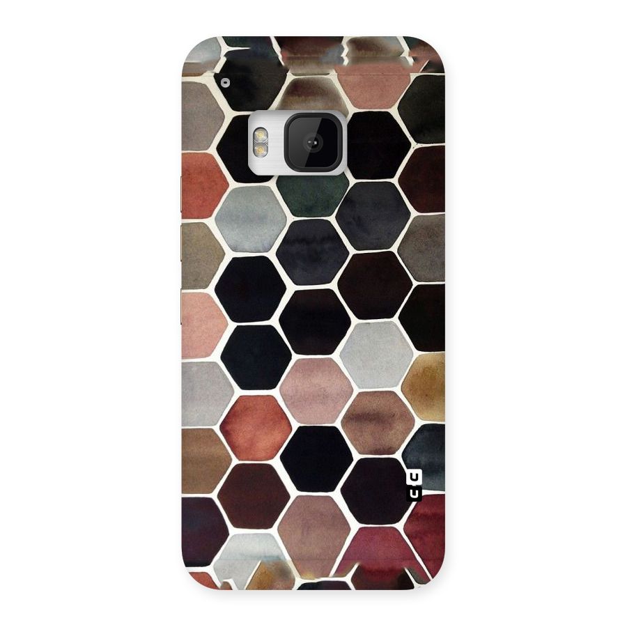 Elite Pastel Hexagons Back Case for HTC One M9