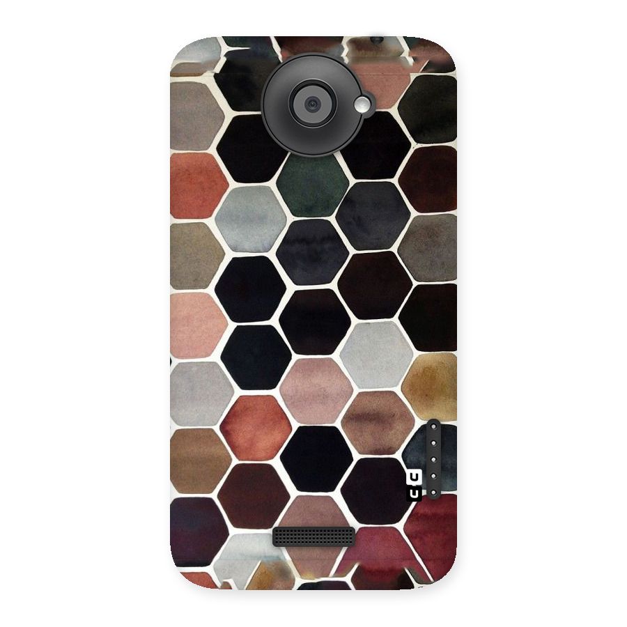 Elite Pastel Hexagons Back Case for HTC One X