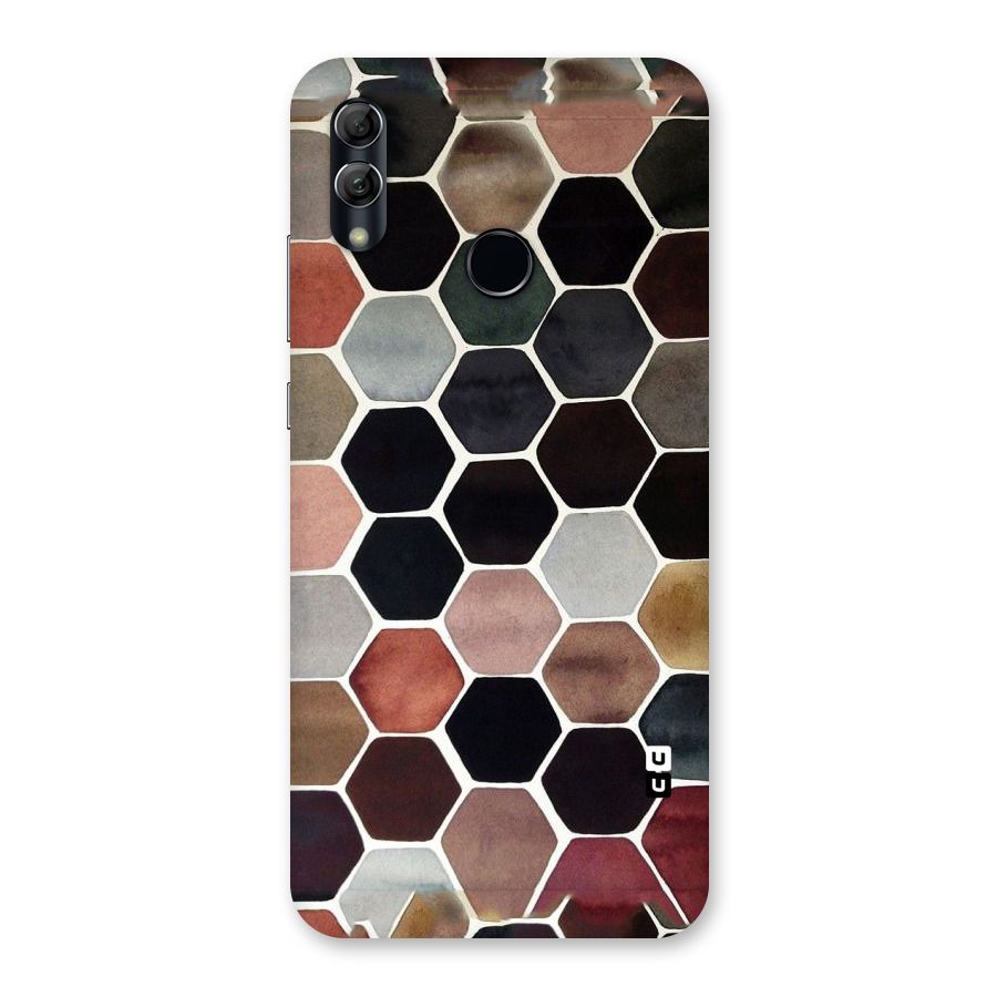 Elite Pastel Hexagons Back Case for Honor 10 Lite