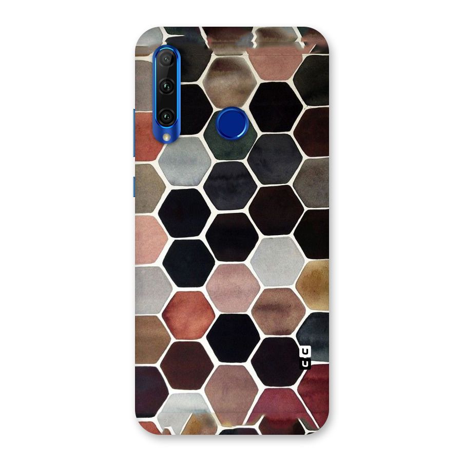 Elite Pastel Hexagons Back Case for Honor 20i