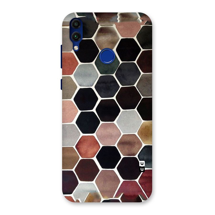 Elite Pastel Hexagons Back Case for Honor 8C