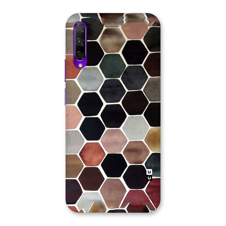 Elite Pastel Hexagons Back Case for Honor 9X Pro