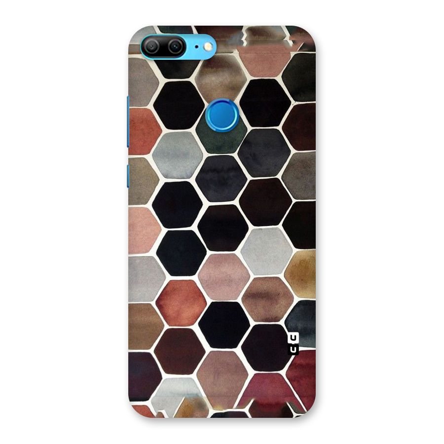 Elite Pastel Hexagons Back Case for Honor 9 Lite