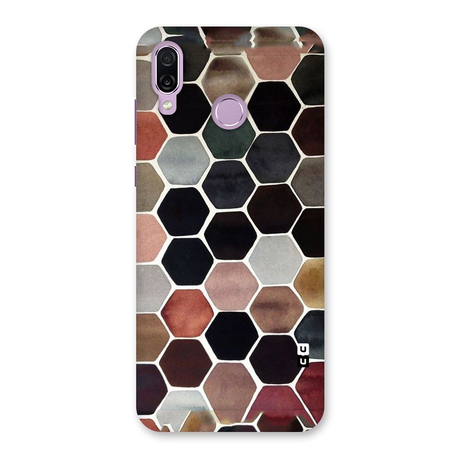 Elite Pastel Hexagons Back Case for Honor Play