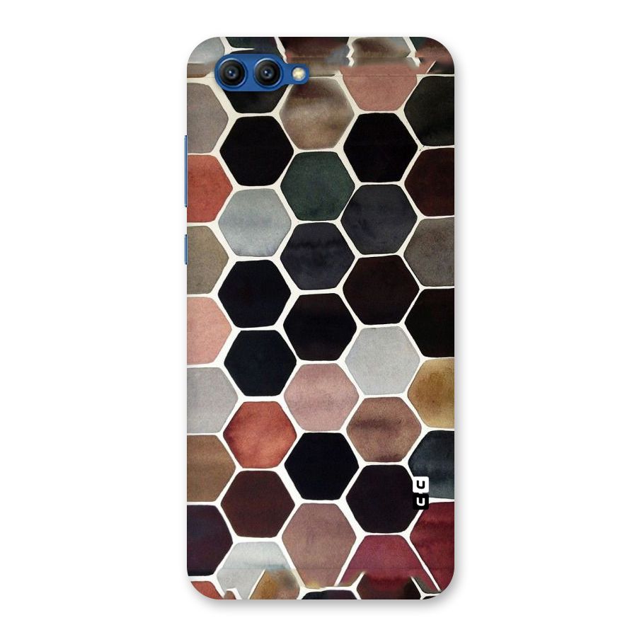 Elite Pastel Hexagons Back Case for Honor View 10