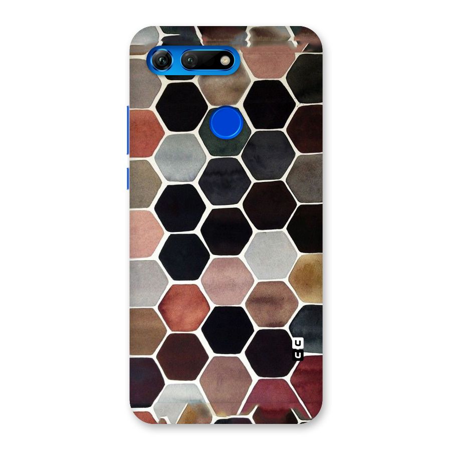 Elite Pastel Hexagons Back Case for Honor View 20