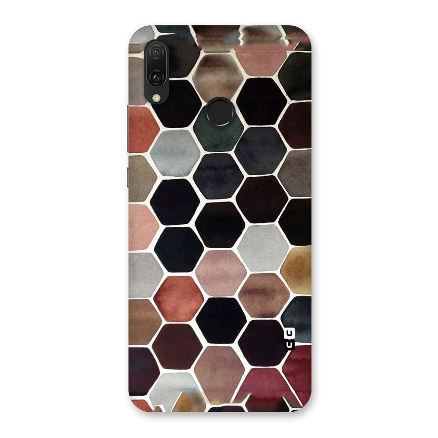 Elite Pastel Hexagons Back Case for Huawei Y9 (2019)