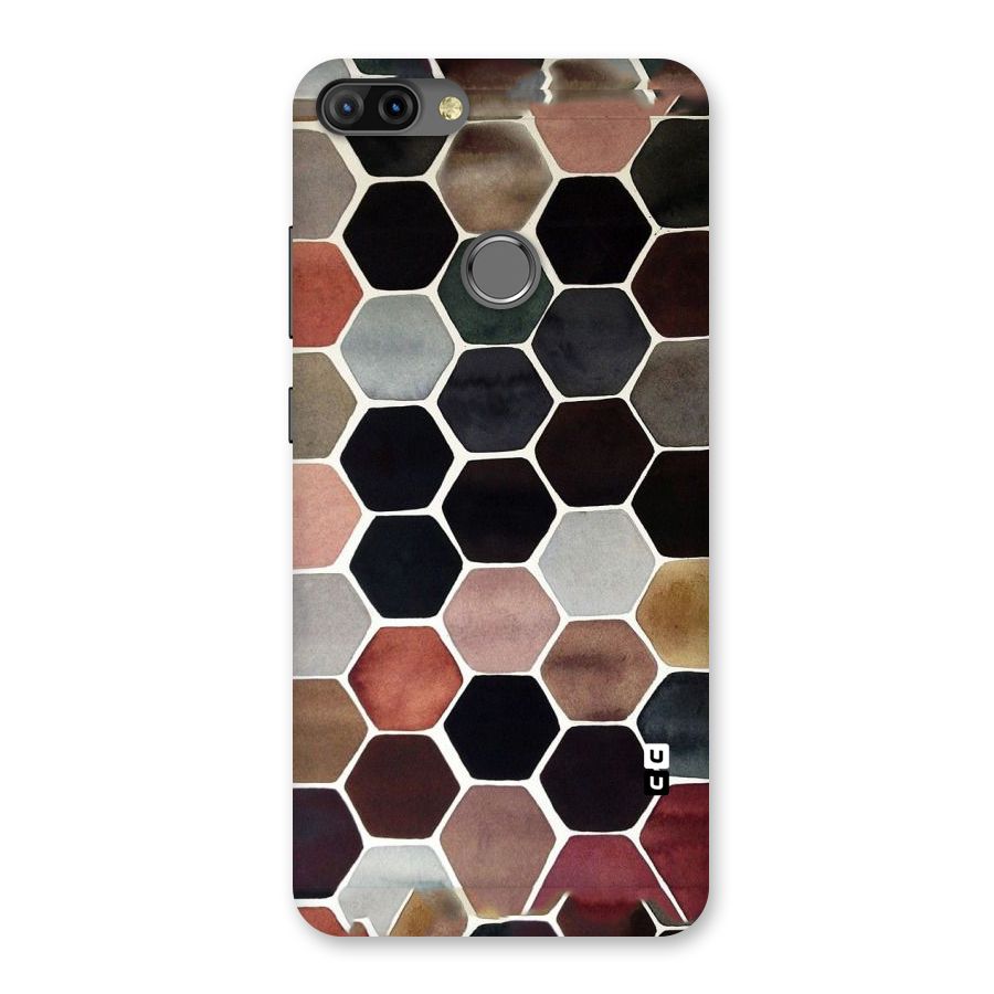 Elite Pastel Hexagons Back Case for Infinix Hot 6 Pro