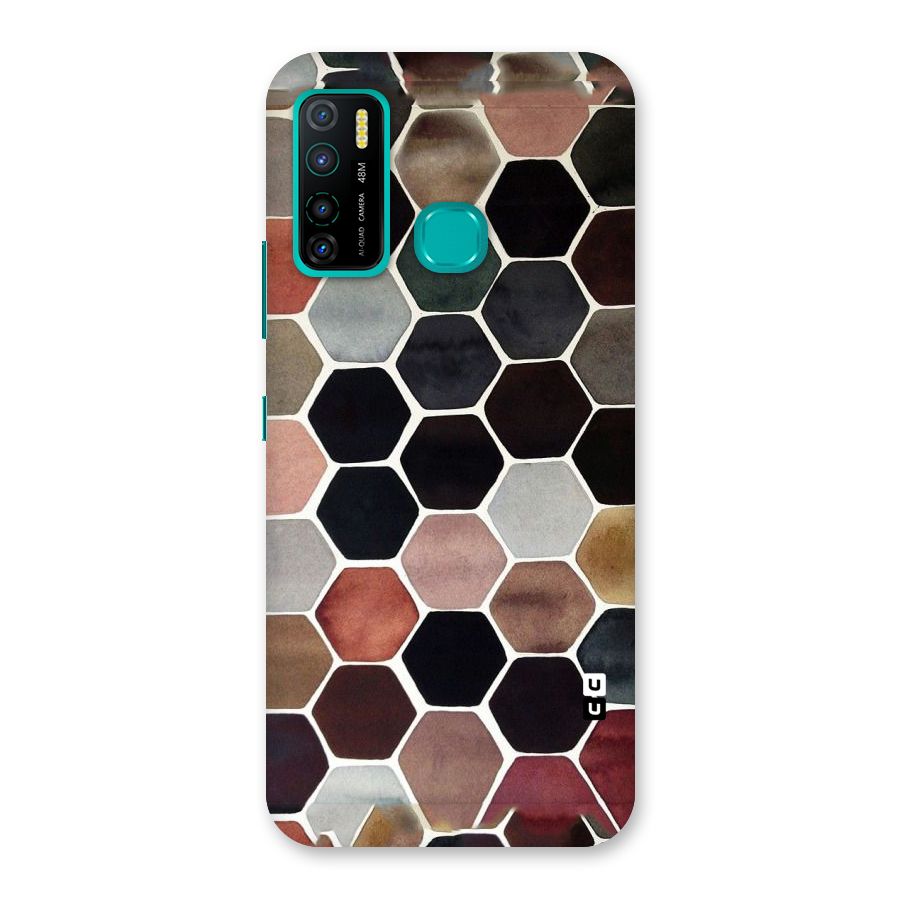 Elite Pastel Hexagons Back Case for Infinix Hot 9 Pro