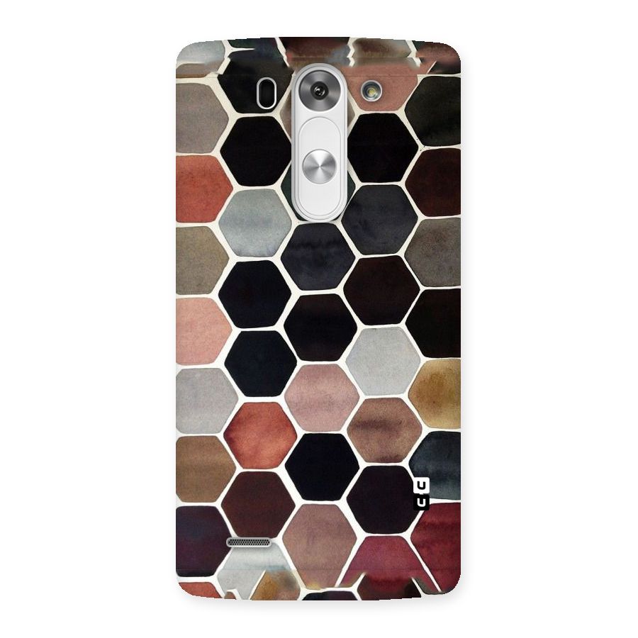 Elite Pastel Hexagons Back Case for LG G3 Mini
