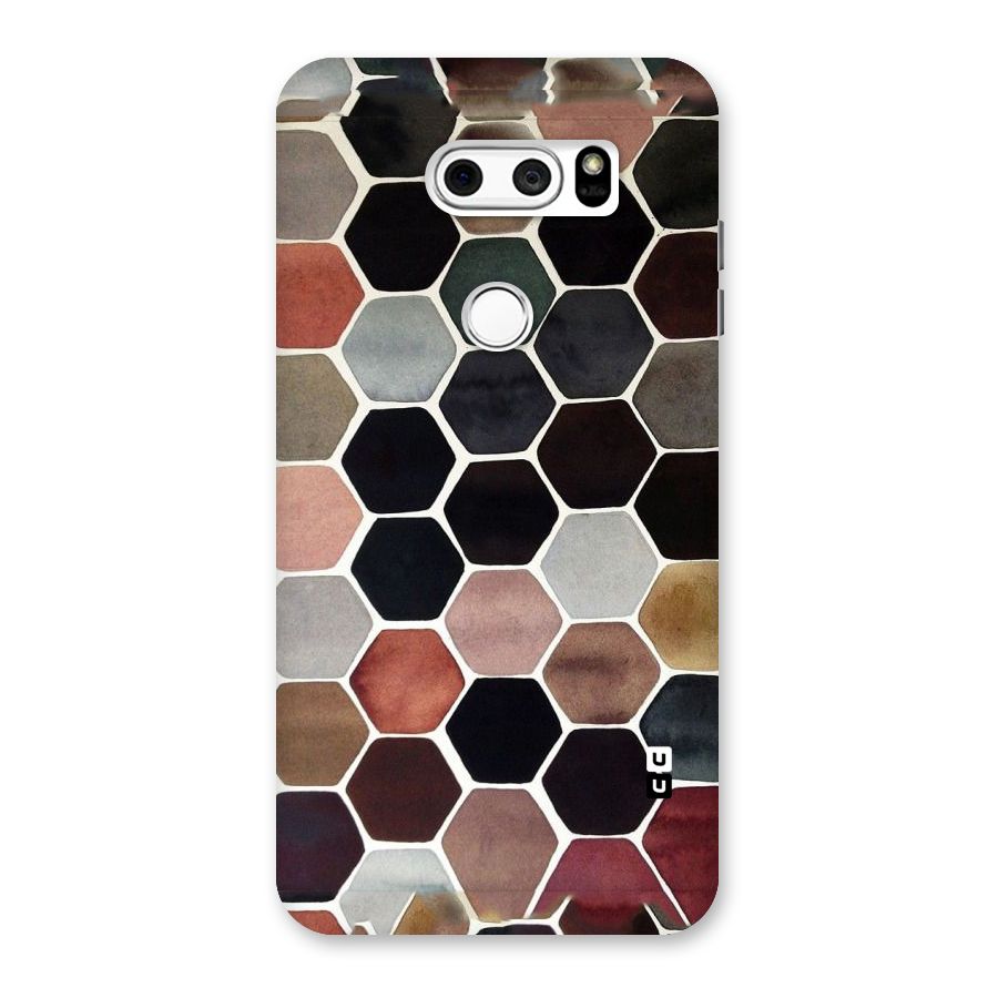 Elite Pastel Hexagons Back Case for LG V30