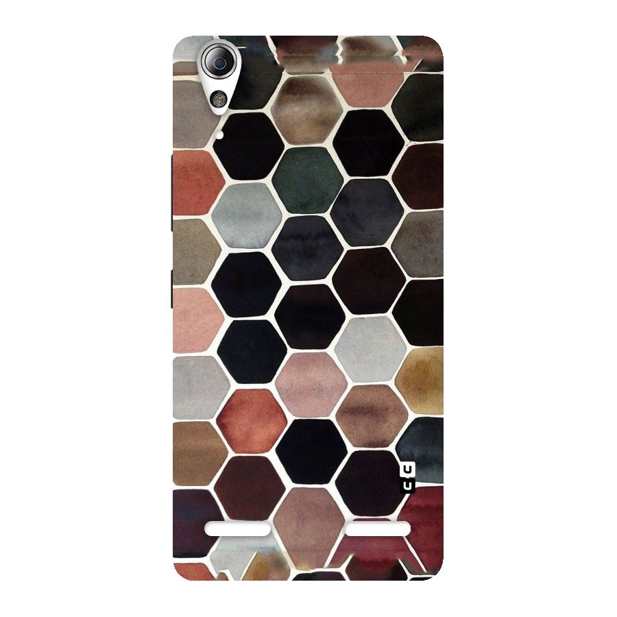 Elite Pastel Hexagons Back Case for Lenovo A6000