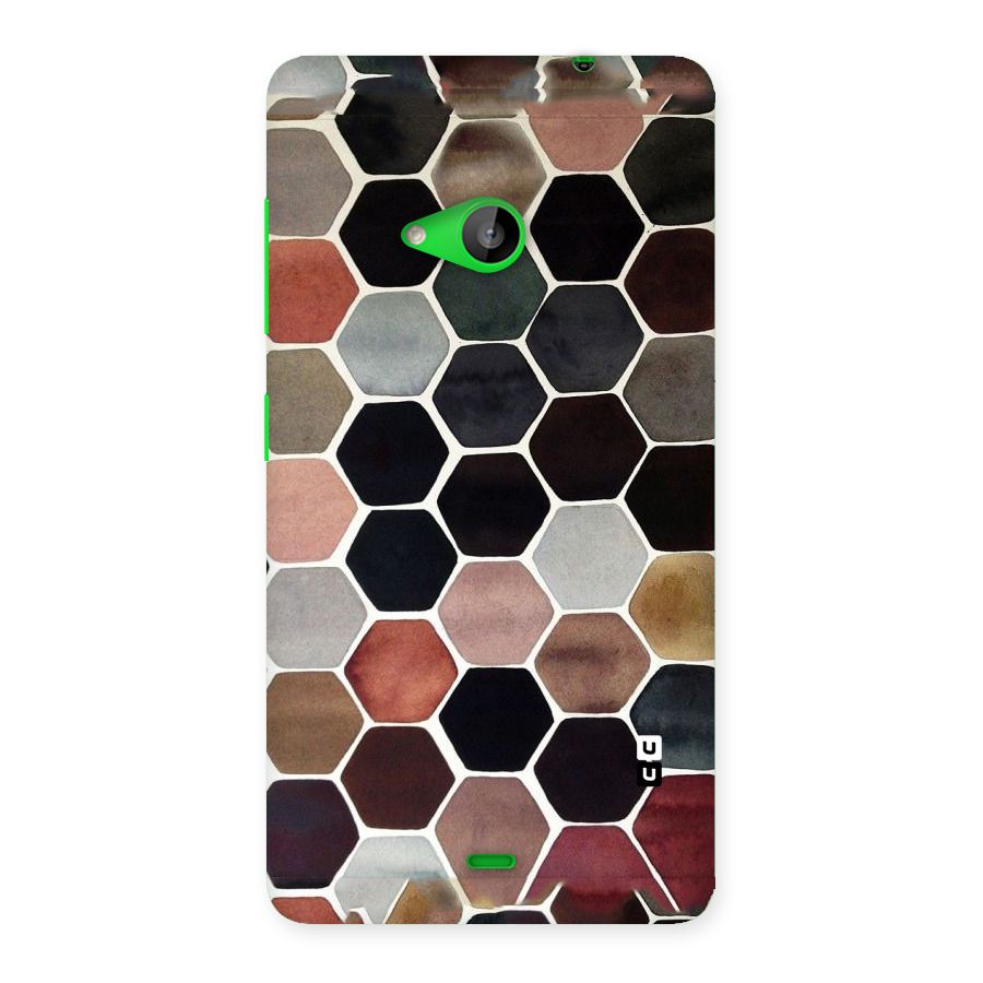 Elite Pastel Hexagons Back Case for Lumia 535