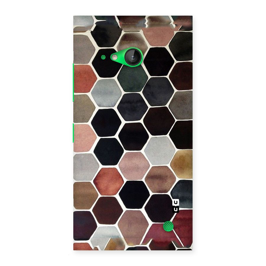 Elite Pastel Hexagons Back Case for Lumia 730