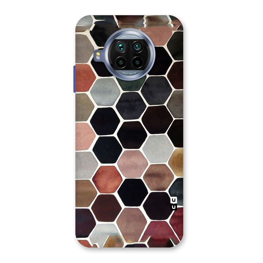 Elite Pastel Hexagons Back Case for Mi 10i
