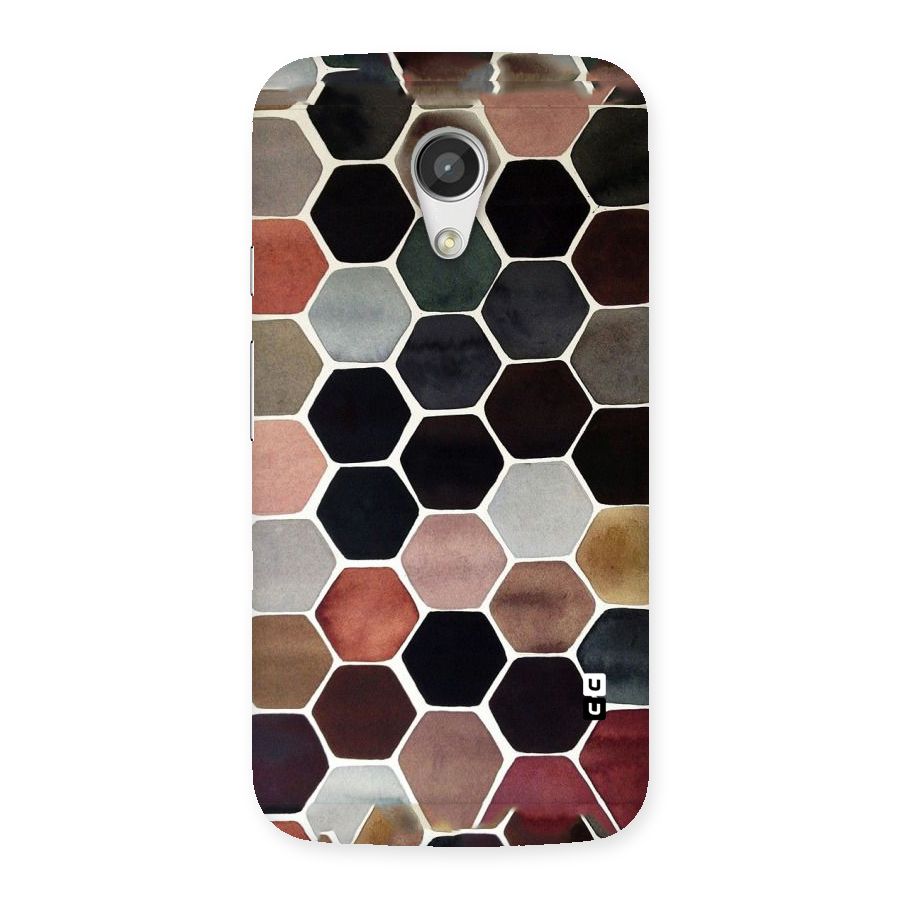 Elite Pastel Hexagons Back Case for Moto G 2nd Gen