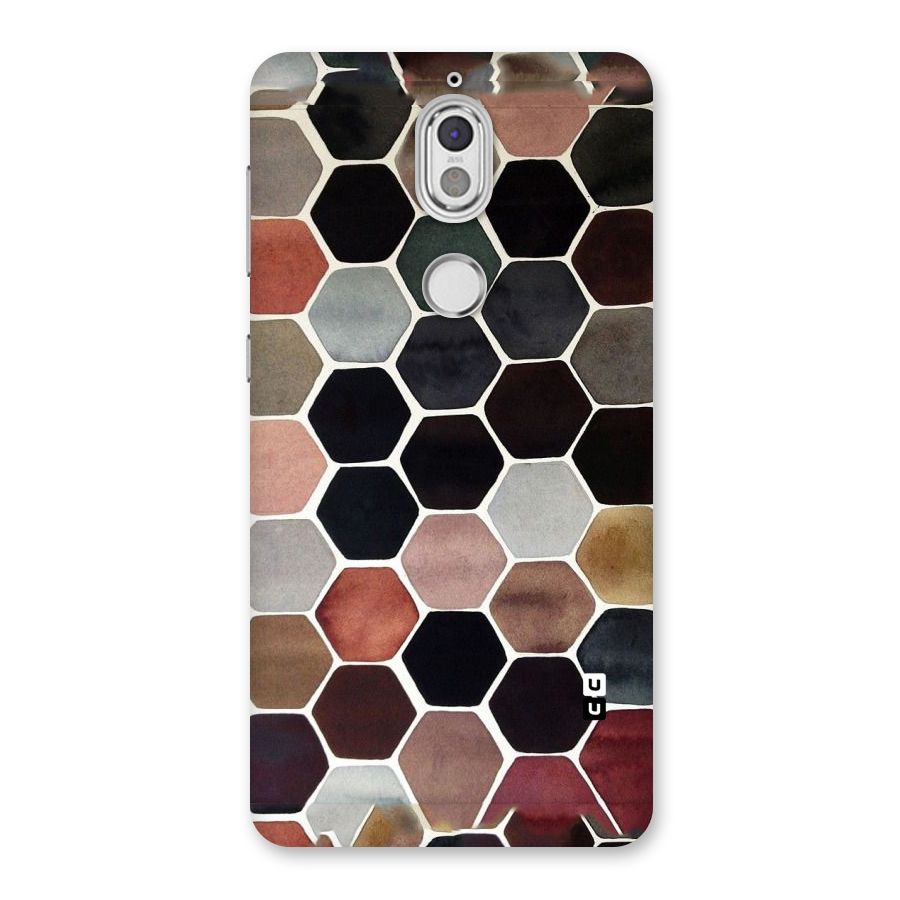 Elite Pastel Hexagons Back Case for Nokia 7