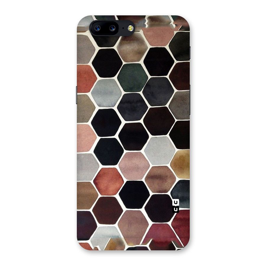 Elite Pastel Hexagons Back Case for OnePlus 5