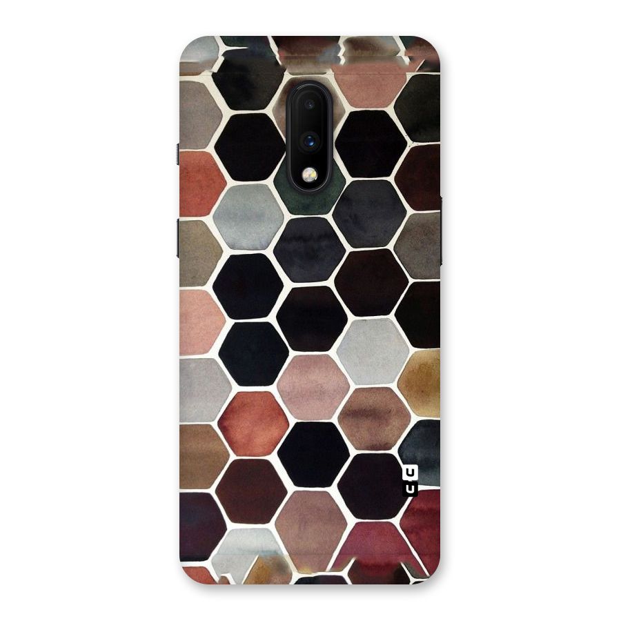 Elite Pastel Hexagons Back Case for OnePlus 7