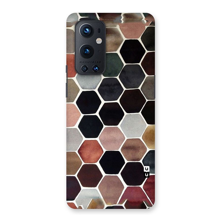 Elite Pastel Hexagons Back Case for OnePlus 9 Pro