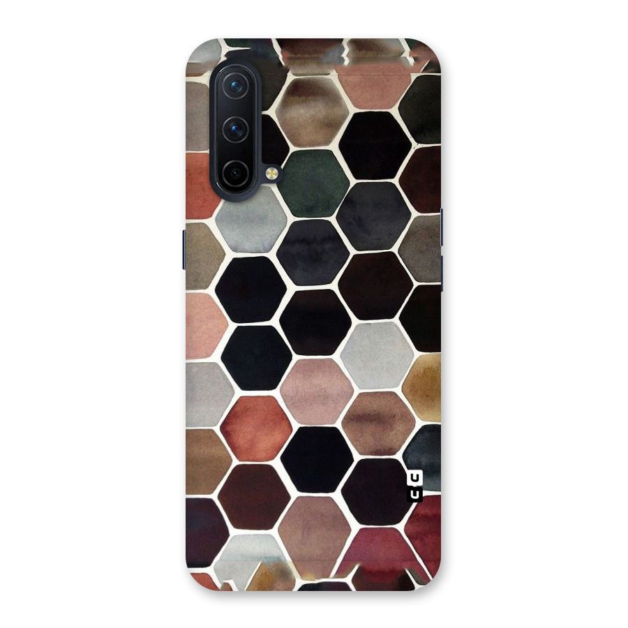 Elite Pastel Hexagons Back Case for OnePlus Nord CE 5G