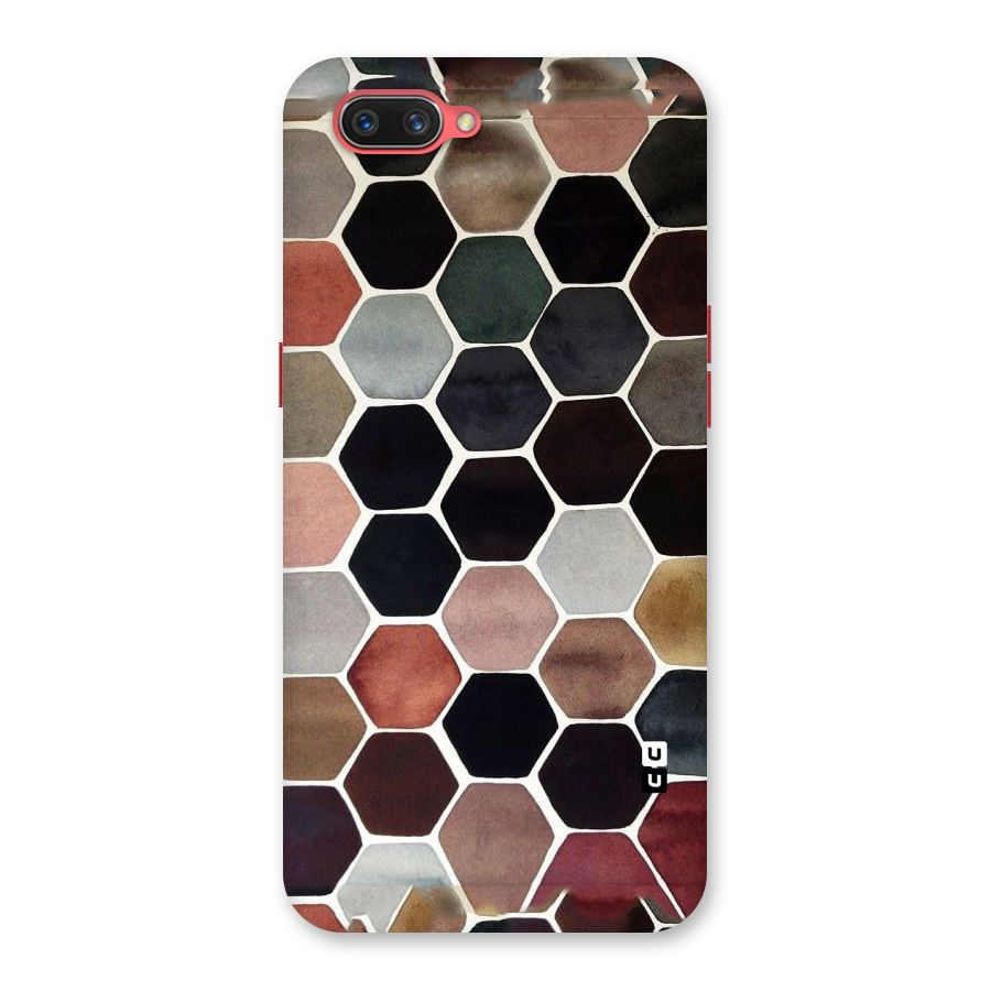 Elite Pastel Hexagons Back Case for Oppo A3s