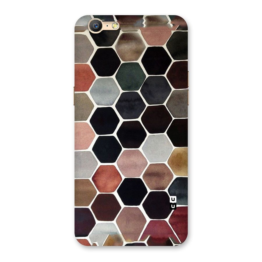 Elite Pastel Hexagons Back Case for Oppo A57