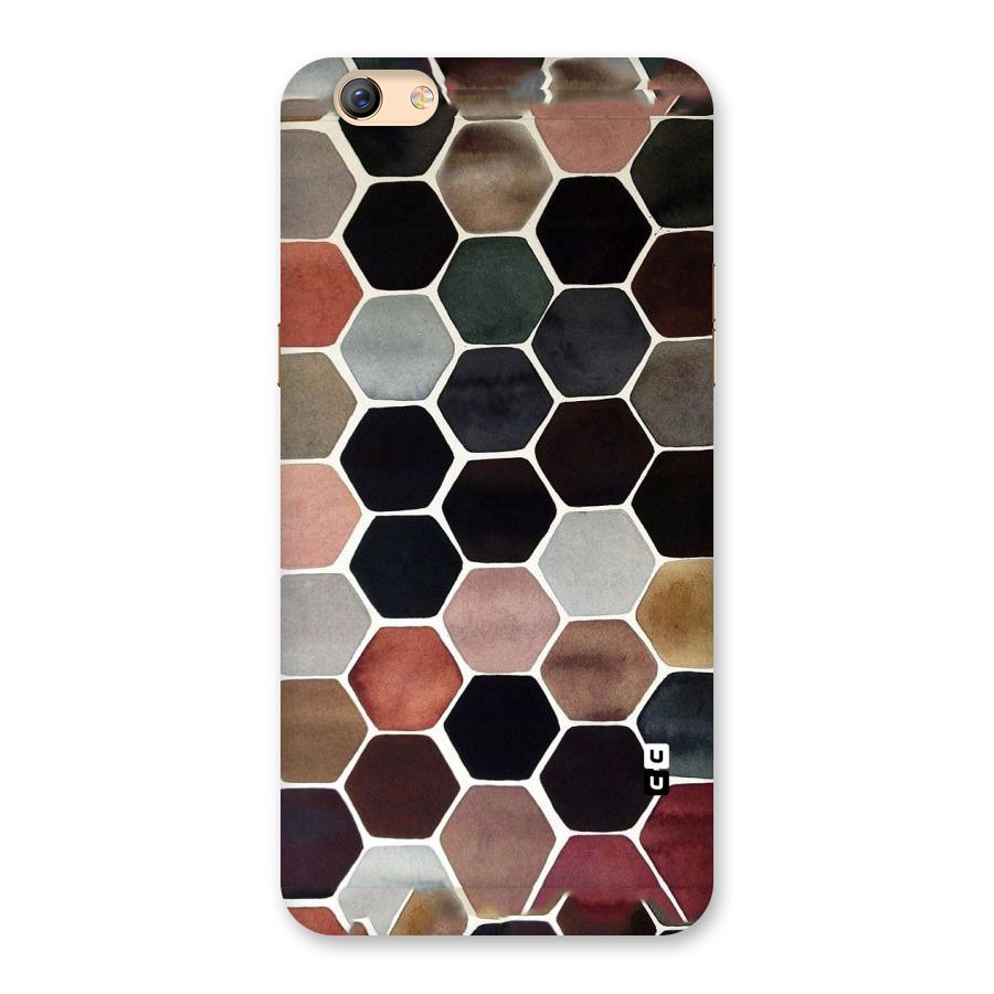 Elite Pastel Hexagons Back Case for Oppo F3 Plus