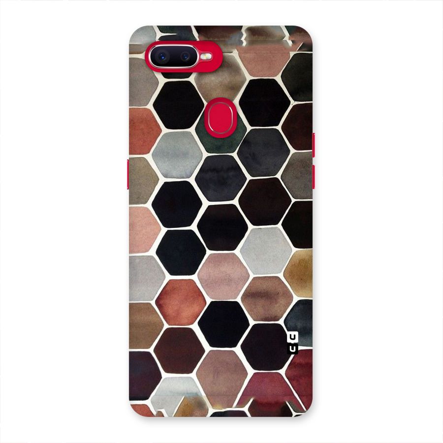 Elite Pastel Hexagons Back Case for Oppo F9 Pro