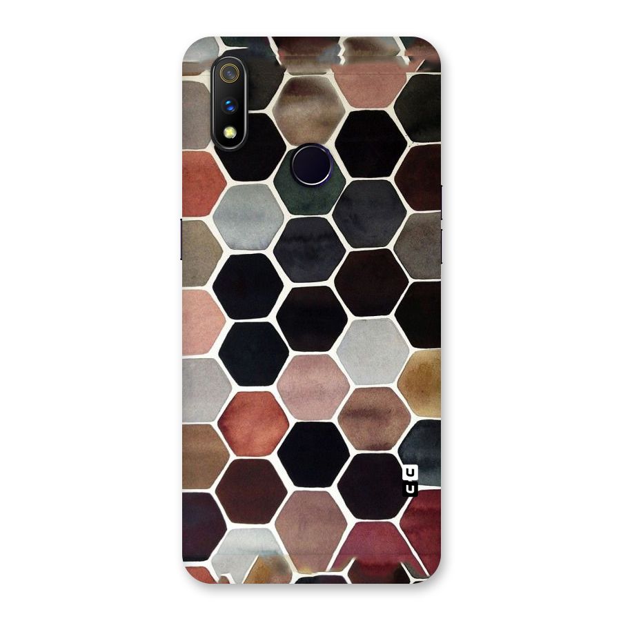 Elite Pastel Hexagons Back Case for Realme 3 Pro