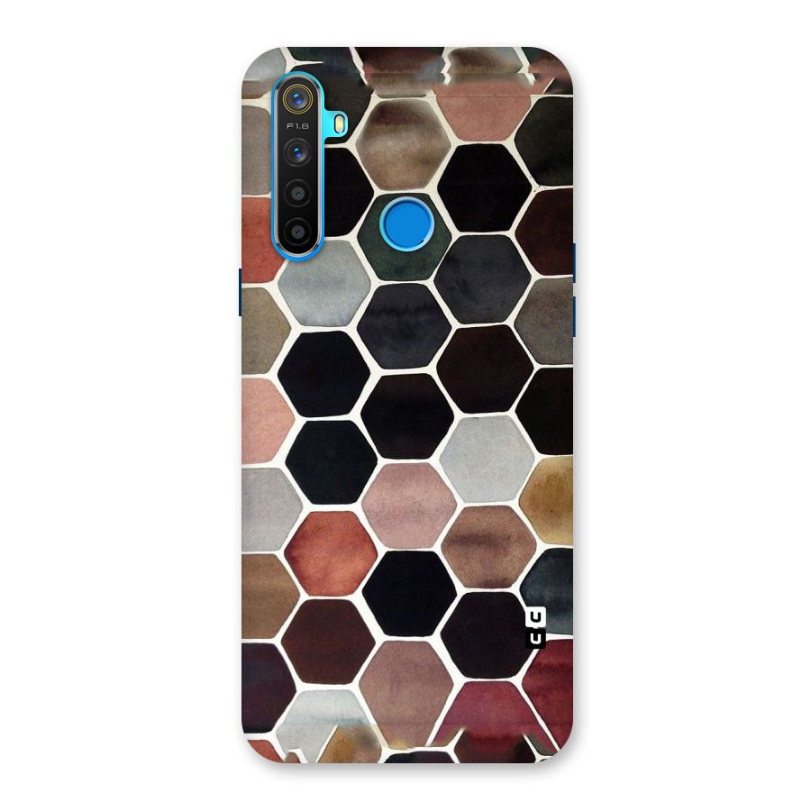 Elite Pastel Hexagons Back Case for Realme 5