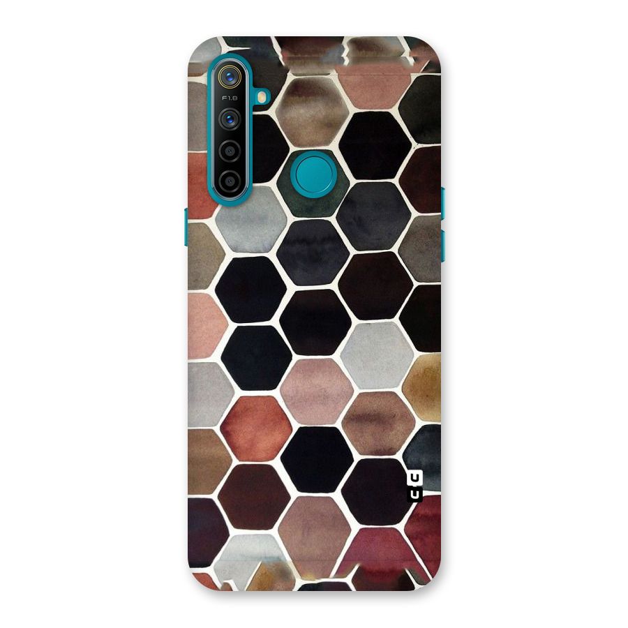 Elite Pastel Hexagons Back Case for Realme 5i