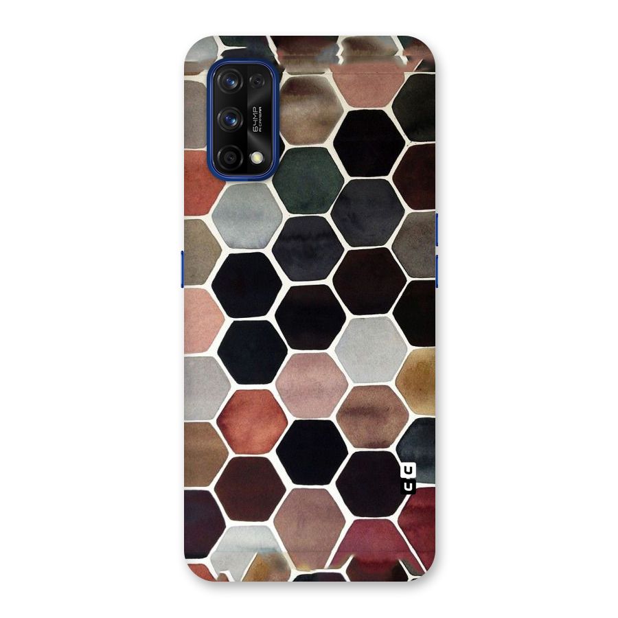 Elite Pastel Hexagons Back Case for Realme 7 Pro