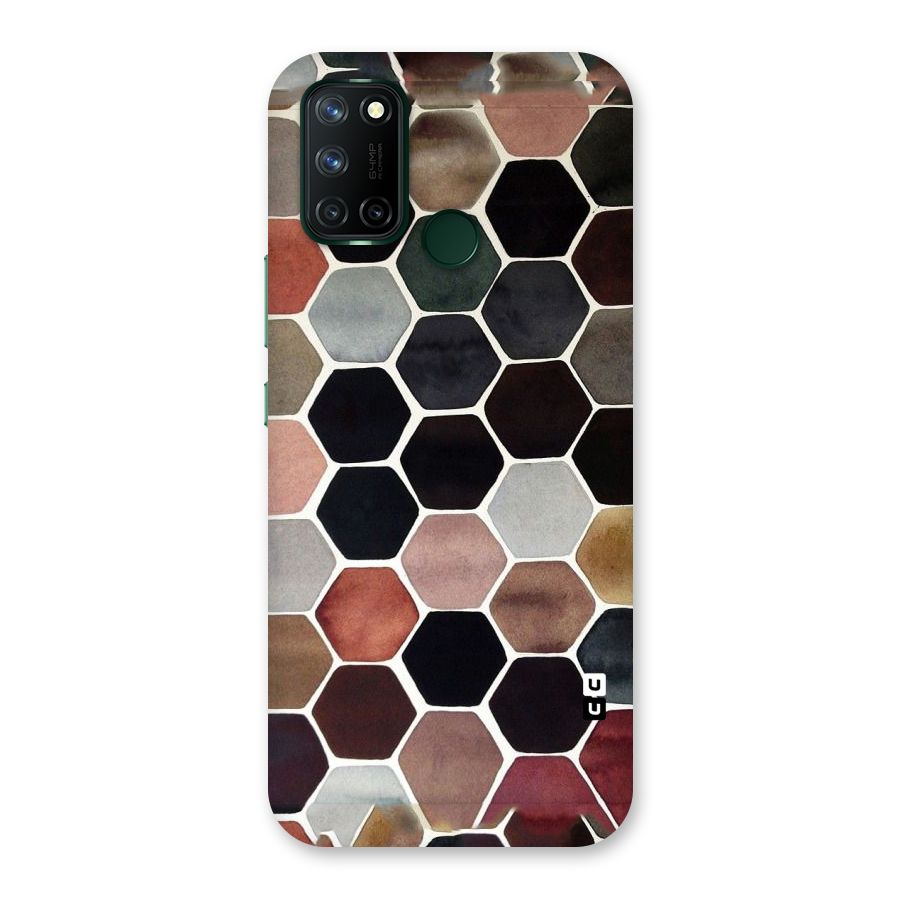 Elite Pastel Hexagons Back Case for Realme 7i