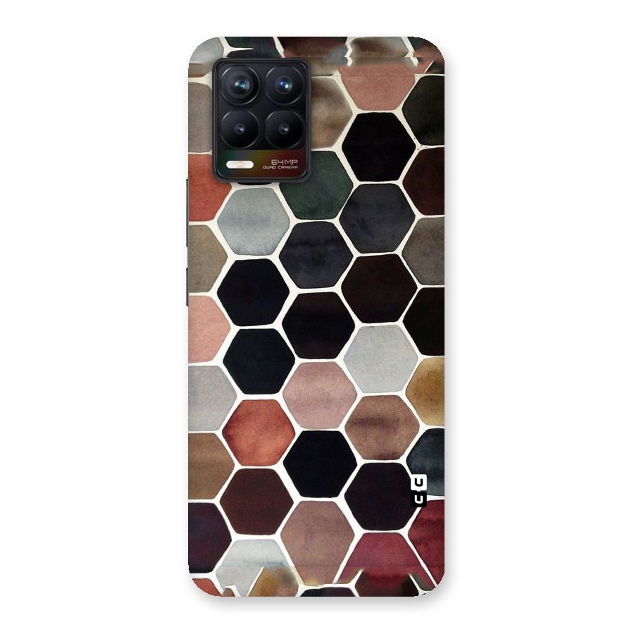 Elite Pastel Hexagons Back Case for Realme 8