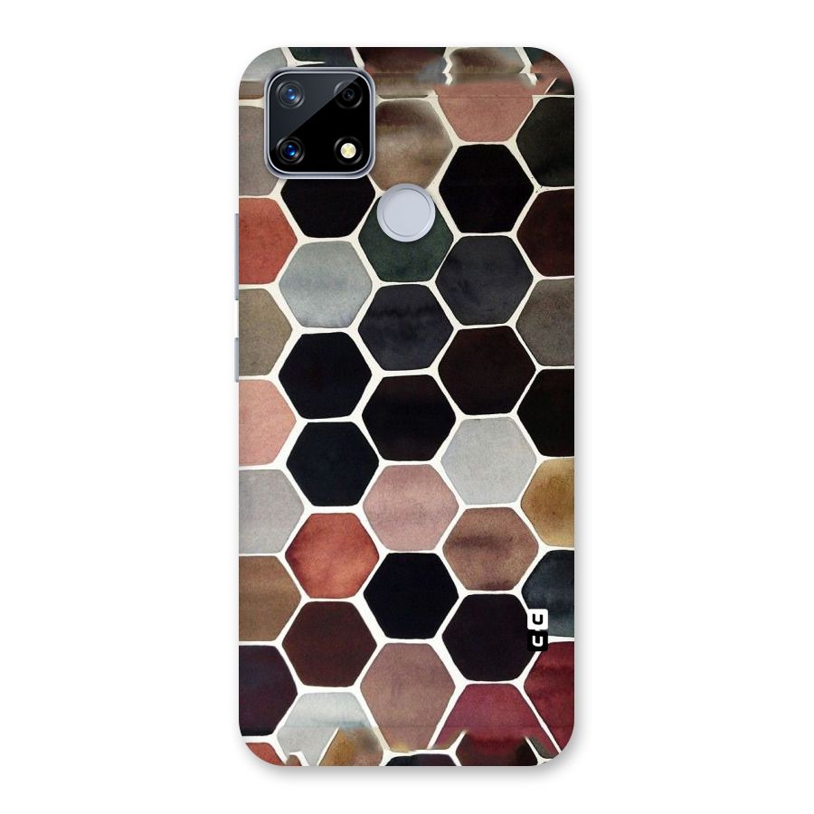 Elite Pastel Hexagons Back Case for Realme Narzo 20