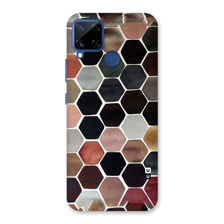 Elite Pastel Hexagons Back Case for Realme Narzo 30A