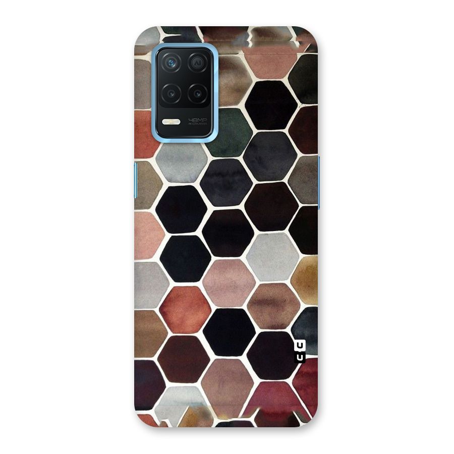 Elite Pastel Hexagons Back Case for Realme Narzo 30 5G
