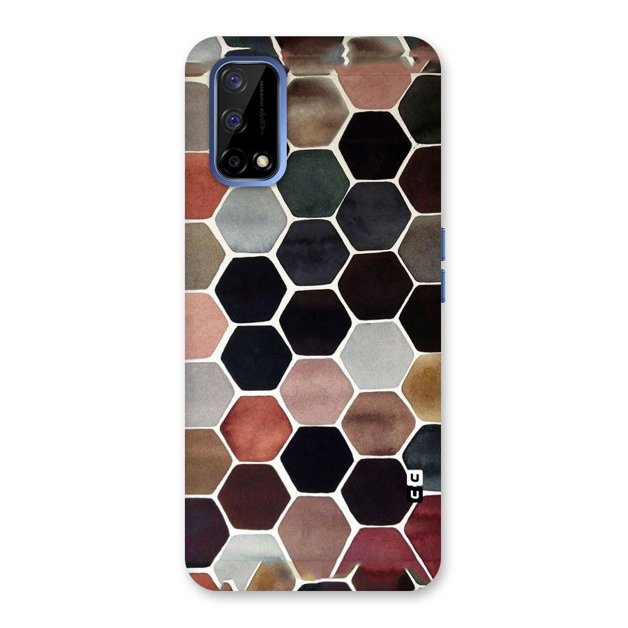 Elite Pastel Hexagons Back Case for Realme Narzo 30 Pro