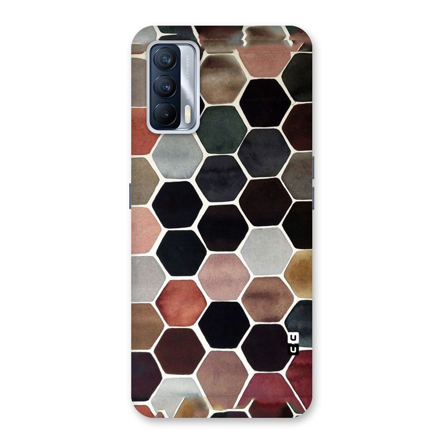 Elite Pastel Hexagons Back Case for Realme X7