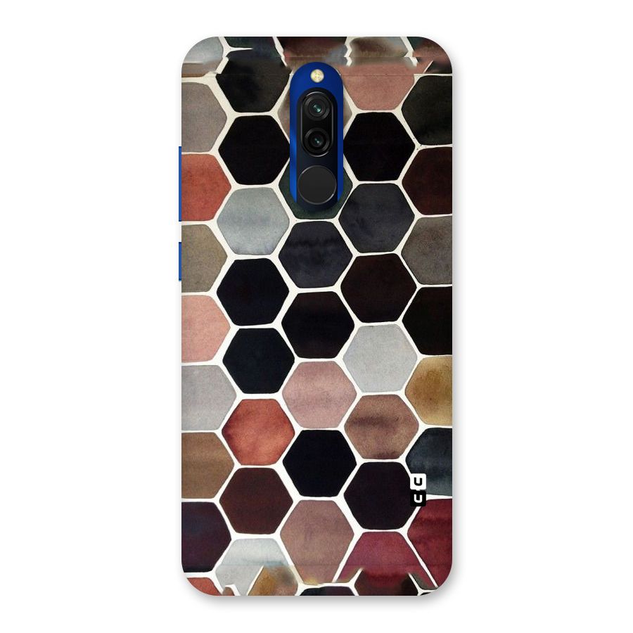 Elite Pastel Hexagons Back Case for Redmi 8