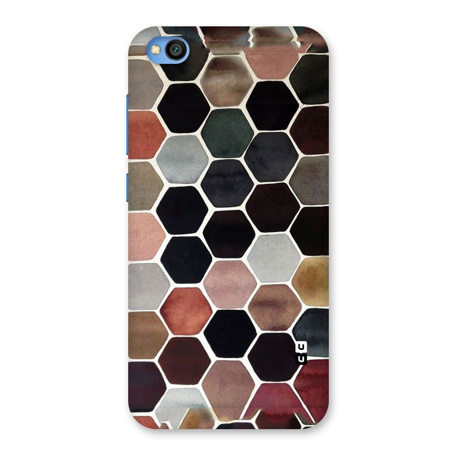 Elite Pastel Hexagons Back Case for Redmi Go